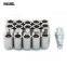 Guangzhou Supplier Wheel Parts Racing Inner Hexagon M12x1.25 Titanium Iron Wheel Lock Lug Nut, Locking Wheel Nut Set