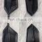 TYPE R black Rear fog lamp cover  fog lamp case fog light cover KITS  for HONDA CIVIC 2016-2020