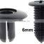 Car Clips Fender Bumper Shield Retainer Auto Vehicle Fastener Fit 8mm Hole Plastic Rivet Car Styling