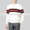 White 12gg Men's Cashmere Pullover Merino Wool Knitted Sweater Jumper Top