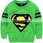 Stylish Super man pattern Knitted Clothing children sweater Pullover                        
                                                                                Supplier's Choice