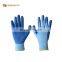 13 Gauge Nylon Nitrile Gloves Industry Construction Safety Red Polyester Nitrile Coated Work Gloves With Custom Logo