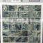 48x48mm dark blue amber look pool glass mosaic tiles