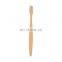custom logo eco-friendly organic natural medium bristle bamboo charcoal toothbrush