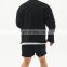 Wholesale custom men's new muscle fitness round neck 100% cotton sports loose sweater leisure training plus size pullover jogger