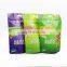Glossy Mylar Foil Green Blue Purple Packaging Bag For Coffee/dried Fruit/nuts