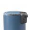 Household foot pedal bin 5L trash can recycle metal trash can with wire rack pedal round shape kitchen pedal bin