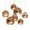 Glass Ball Pendant Lighting Globe Lights Mirror Hanging Lamp Decor Kitchen Pendant Lights