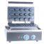 Non-stick 110V 220V 15 pcs Mini Egg Tart Machine Round Pastry Tart Tartlet Pie Shell Machine Maker Iron Ice cream