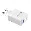 2 Ports PD 20W EU US Plug Fast Charger Adapter For iPhone 13 12 11 For Huawei QC 3.0 Mobile Phone Quick Charger