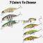 JOHNCOO Slow Sinking Minnow 90mm 13g Plastic Hard Bait Swimbait ABS Fishing Bait Leurre Souple Peche Leurre Leurres Nouveaute