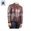 Matching Stitching Eye Catching Design Stylish and Luxury Men Genuine Leather Jacket Manufacturer