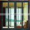 Export standard modern French residential large aluminum double pane patio swing doors with grid