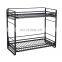 2-Tier Bathroom Countertop Organizer - Detachable Standing Rack Bathroom Storage Shelf Cosmetic Holder Vanity Tray