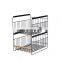 Bathroom Laundry Storage & Organization Bamboo Handle Metal Wire Dirty Clothes Diy Stackable Laundry Basket