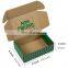 China Supplier Packaging Custom Design LOGO Green Paper Box Corrugated Shipping Mailer Toy Christmas Gift Packaging Box