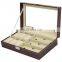 Multi-grids PU Leather Watch Storage Box Glasses Organizer Jewelry Bracelet Case Display Holder