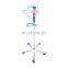 HC-M092 Hot Sale Stainless steel IV Pole infusion stand Steel Medical Drip Stand