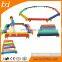Free design kids playground swing and slide combination plastic toy for fun