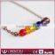 Color Ombre Spectrum Lucky Pride Crystal Summer Rainbow Necklace