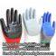 13Gauge Polyester Liner Smooth Nitrile Dipped Gloves Nitrile Palm Coated Gloves Work EN388