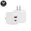 1a1c Output Us Plug 20W Fast Power Adapter 5V 3A, 9V 2.22A USB Transformer 12V 1.67A Type C Mobile Phone PD Charger