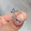 Wedding anniversary gift diamond ring customization VVS