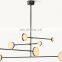 Custom Alabaster Pieces Chandelier for Living Room Pendant Light Copper Lamp Decorative Lighting Dining Modern Chandelier