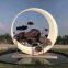 The Return of Modern Abstract Art Stainless Steel Sculpture to Wild Geese