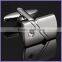 Stainless steel gold plated cross cufflinks