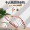 Heavy Bass Bluetooth Earbuds with Fast Charge Long Life Calfskin Neckband for Sports Wired Music Earphones & Headphones