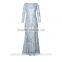 New Pattern Long Maxi Dress Abaya Dubai Style Dubai Muslim Wedding Dress D240