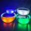 Party Supplies Mix Colors Music Activated Light up LED Bracelets Sound Activated LED Flashing Wristbands