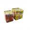 special tin can,tea packaging tin can,square cookie tin can