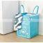 Folding laundry bag for hanging