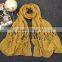 Wholesale New Korean Fashion Cotton Plain Ladies Lace Neck Scarf Quality Choice