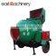 JZC350 Roller Drum Concrete mixer with Hydraulic type self loading mobile concrete mixer