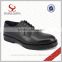 Black PU leather shoes police officer shoes