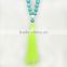 NE2262 Fashion hand knotted wooden beads tassel necklace                        
                                                Quality Choice