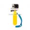 Handheld Floaty Floating Bobber Monopod Grip Pole with Screw Wirst Strap for GoPro Hero 4/3+/3/2/1 SJCAM Sports Camera