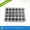Multiple plastic blister eyeshadow display tray with magnet