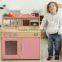 EZ8149 New Korean Design Pretend Play Toy Wooden Kitchen Set for Baby