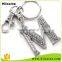 China Cheap Factory Wholesale Custom M Letter Keychain