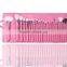 Factory Price 22pcs Superior Professional Soft Cosmetic Makeup Brush Set + Pouch Bag Case Makeup Brush