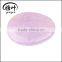 Wholesale 45*35*7mm Semi-precious stone Amethyst Worry Stone Thumb massage stone oval Shape