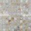 Natural color chinese freshwater shell mosaic tile mounted on mesh,wall tile