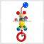 Wooden baby pacifier clip