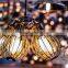Steampunk | Rusted Pendant | Five Cage Lights | Industrial Style Chandelier Lighting