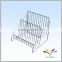 Eco-friendly metal fruit and vegetable powder display shelf for kitchen and garment