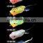 5colors, soft frog fishing lure ,stainless steel hook